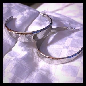 Silver Hoop Earrings